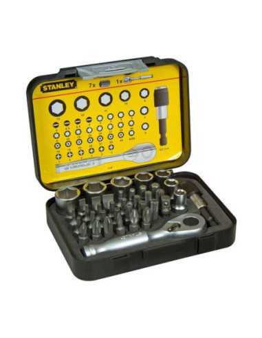 Titan Shop |Set 40 piese 1/4” de insurubat Stanley 1-13-906