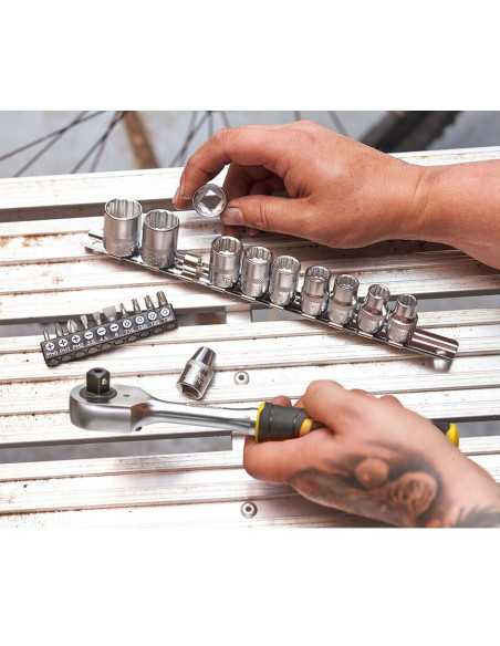 Titan Shop |Set clichet 120 dinti + biti 3/8\" Stanley FMMT82680-0