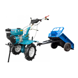 Titan Shop |Motocultor Dakard 7CP HS1000B cu Remorca DKD LY500