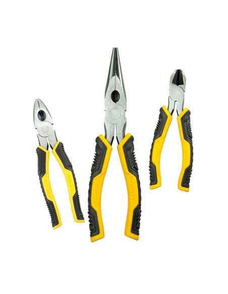 Titan Shop |Set de 3 clesti Dynagrip, cu taiere in diagonala, pentru tevi si combinat Stanley STHT0-74471
