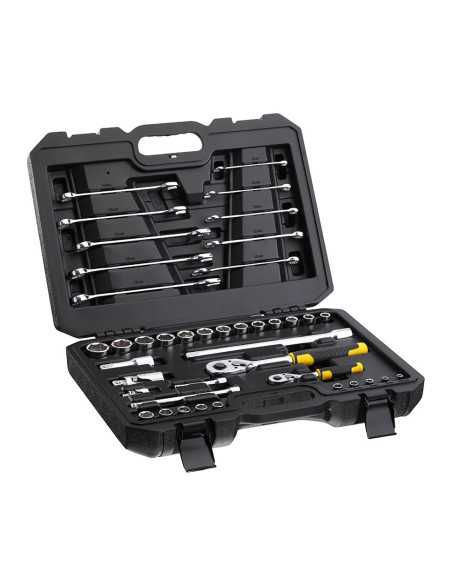 Titan Shop |Set tubulare  1/4\"+1/2\"+ chei - 49 piese Stanley STMT82832-1