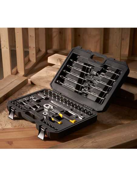 Titan Shop |Set tubulare  1/4\"+1/2\"+ chei - 49 piese Stanley STMT82832-1