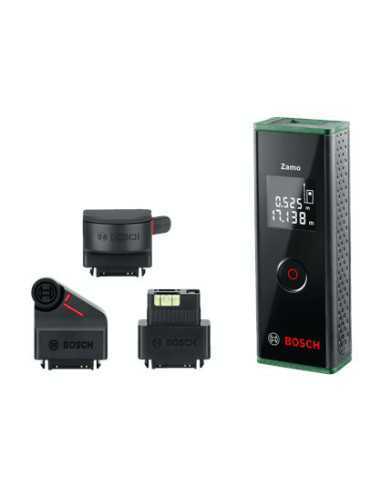 Titan Shop |Telemetru cu display, 20 m, ±3 mm precizie, accesorii incluse Bosch Zamo III
