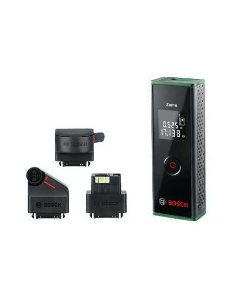 Titan Shop |Telemetru cu display, 20 m, ±3 mm precizie, accesorii incluse Bosch Zamo III