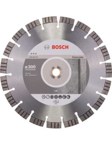 Titan Shop |Disc diamantat beton Best 300x20/25.4 mm Bosch