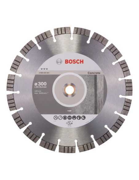 Titan Shop |Disc diamantat beton Best 300x20/25.4 mm Bosch