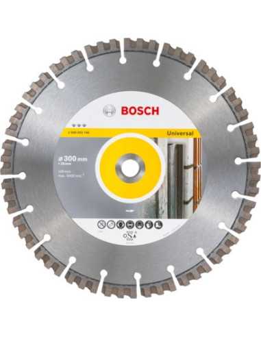 Titan Shop |Disc diamantat universal Best, 300x20x15 mm Bosch
