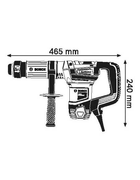 Titan Shop |Ciocan demolator SDS-max 1100 W, 7.5 J Bosch GSH 5