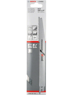Titan Shop |Set 2 panze pentru ferăstraie sabie Progressor for Wood 200 mm Bosch S2345X