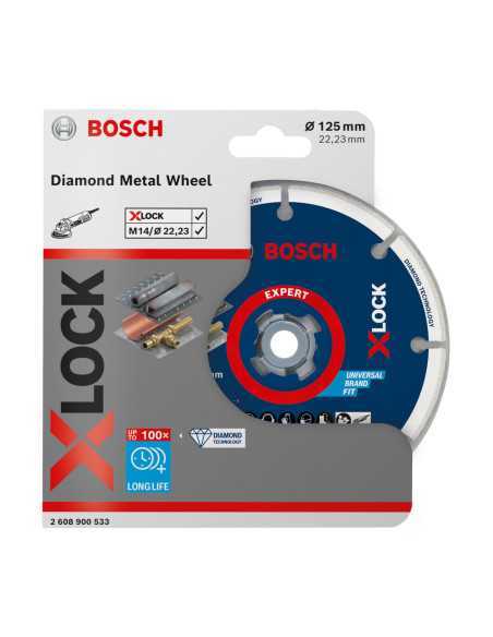 Titan Shop |Disc diamantat Metal Wheel 125 mm cu X-LOCK Bosch