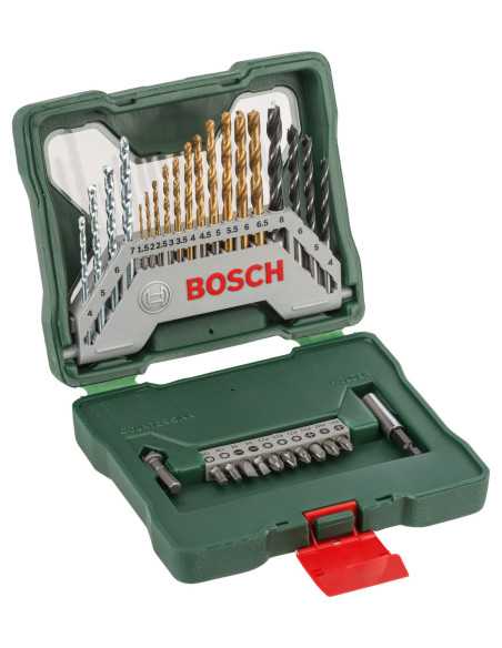 Titan Shop |Set 30 accesorii X-Line cu învelis TiN Bosch
