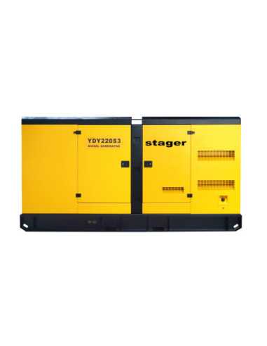 Titan Shop |Generator insonorizat diesel trifazat 175kW, 289A, 1500rpm Stager YDSD220S3