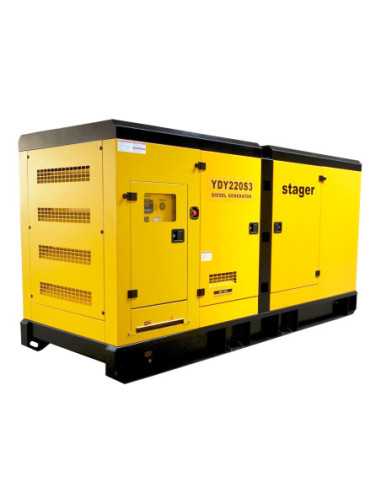 Titan Shop |Generator insonorizat diesel trifazat 175kW, 289A, 1500rpm Stager YDSD220S3