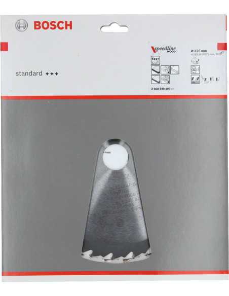 Titan Shop |Panza ferastrau circular Speedline Wood, 235X30x2.4mm, 30T, reductie 25mm Bosch