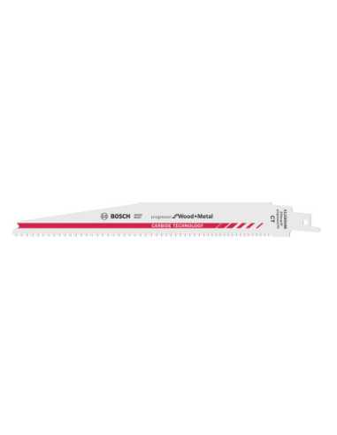 Titan Shop |Panza ferastrau sabie S 1156 XHM Carbide Progressor for Wood and Metal, 225mm Bosch